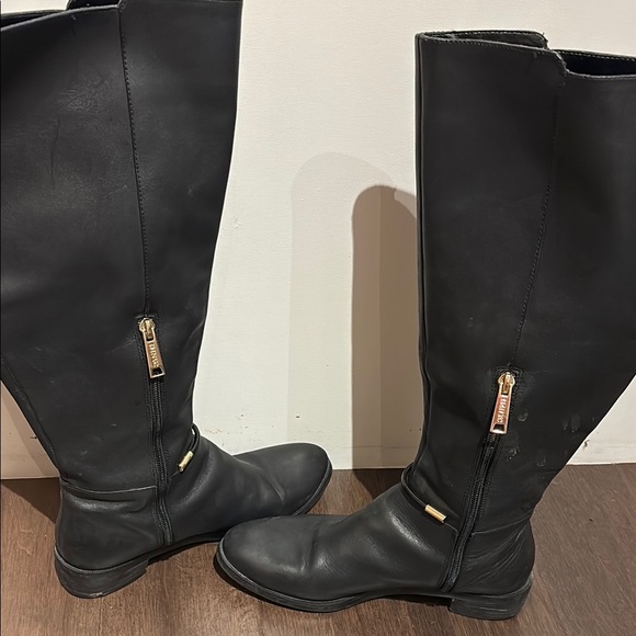 IMNYC ISAAC MIZRAHI TALL LEATHER RIDING BOOTS size 8M - Picture 7 of 9